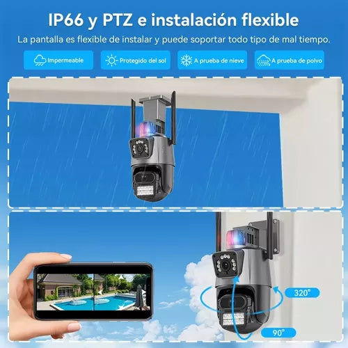 Camara Via Wifi DOBLE Camara