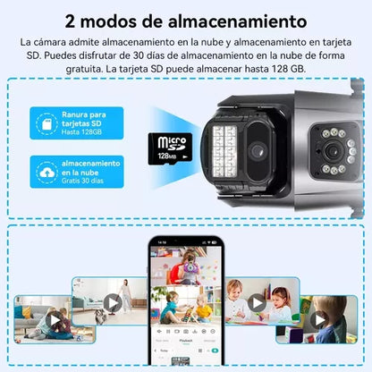 Camara Via Wifi DOBLE Camara